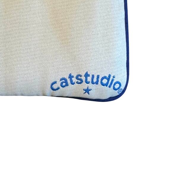 Catstudio Texas Map Embroidered Zip Pouch Travel Cosmetic Bag Cream Multicolor - Picture 6 of 6